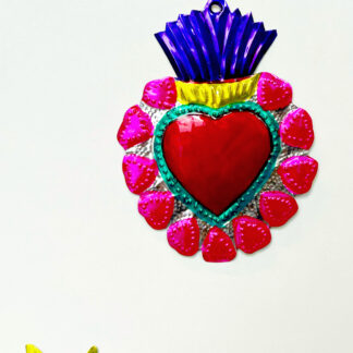 Mexican ex-voto small hearts