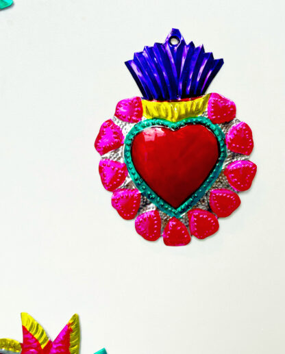 Ex-voto mexicain petits coeurs (Coeur ex voto scaled) - Tienda Esquipulas