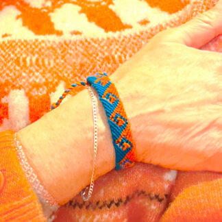 Cyan mix lucky charm bracelet (Bracelet porte bonheur) - Tienda Esquipulas