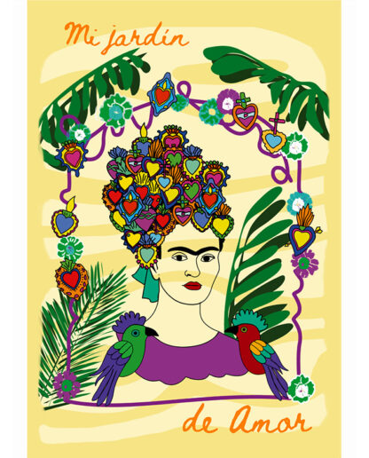 Corazones collection postcard (Carte postale coleccionando corazones) - Tienda Esquipulas