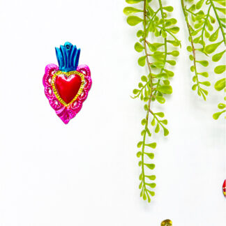 Mini coeur baroque (Coeur ex voto) - Tienda Esquipulas
