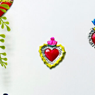 Mini coeur coronita (Coeur ex voto) - Tienda Esquipulas