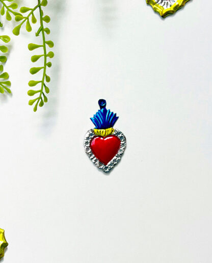 Mini blue flame heart