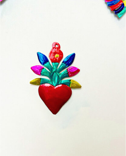 Coeur flamme de branches (Coeur ex voto) - Tienda Esquipulas