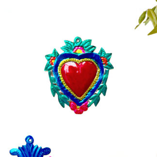 Coeur feuilles et rameaux (Coeur ex voto) - Tienda Esquipulas