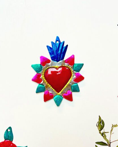 Coeur ex-voto feuilles (Coeur ex voto) - Tienda Esquipulas