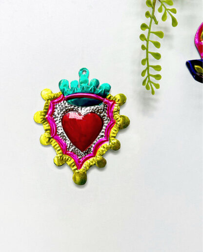 Coeur ex-voto double couronne (Coeur ex voto) - Tienda Esquipulas