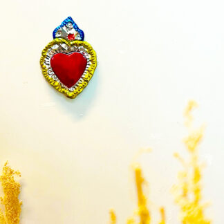 Coeur ex-voto pic bleu (Coeur ex voto) - Tienda Esquipulas
