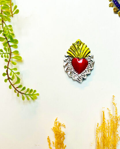 Coeur ex-voto zigzag naturel (Coeur ex voto) - Tienda Esquipulas