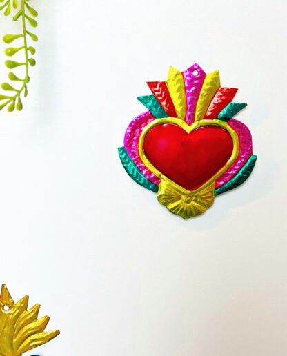 Heart Bordered by Large Yellow Spike