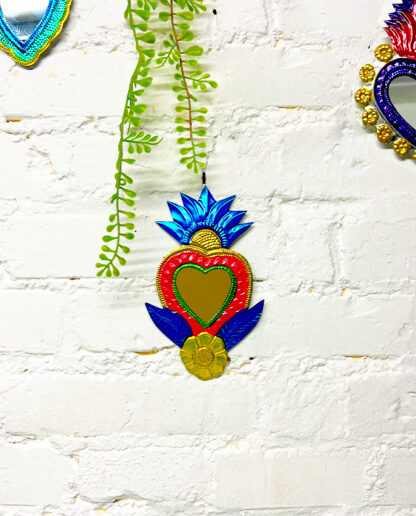 Exotic flower mirror