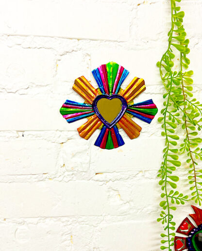 Sacred Heart Mirror Rainbow Rays