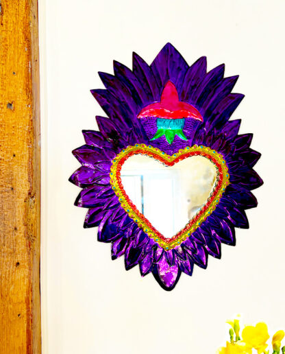 Mega mauve ex-voto mirror