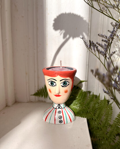 El Colorado Candle Jar (Bougie artisanale) - Tienda Esquipulas