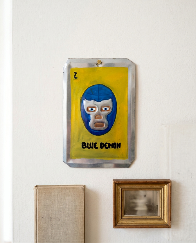 Lucha libre - Placa lucha libre Blue Demon