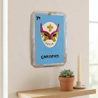 Lucha libre - Placa lucha libre Caristico