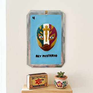 Lucha libre - Placa lucha libre Rey Misterio