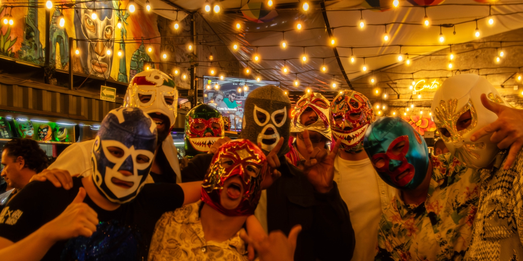 After the lucha libre wrestling match - cantina arenas de Mexico - 2025
