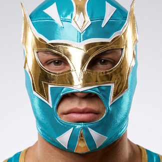 Masque lucha libre cinta de oro - Masque catcheur adulte - Cinta de oro