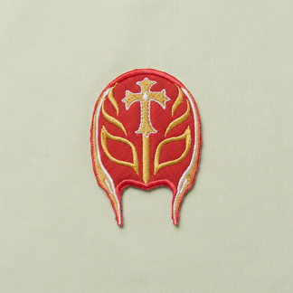 Patch brodé lucha libre Rey Mysterio, fabriqué à la main au Mexique